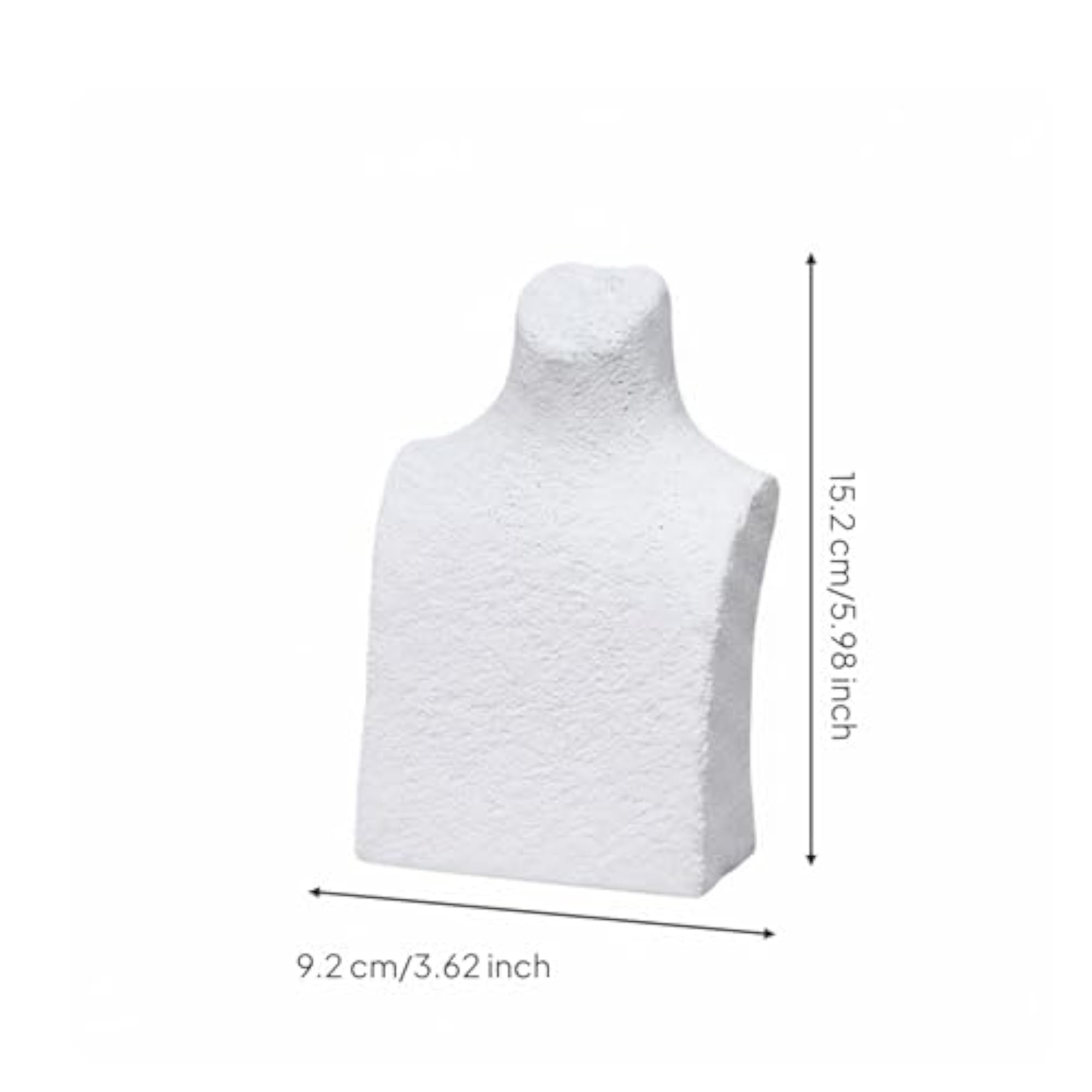 Resin H-Shaped Bust Stand Jewelry Display, Decorative Gift